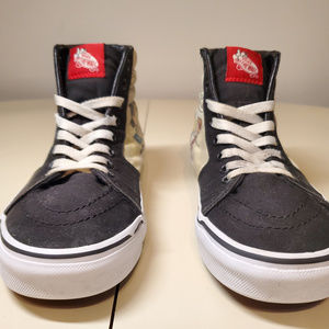 vans sk8 hi peanuts charlie kite skate shoe